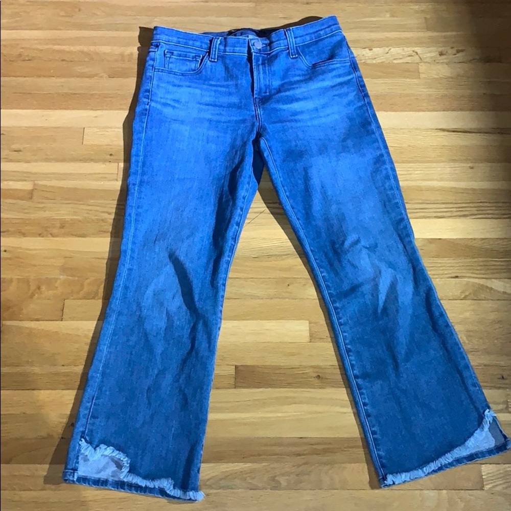 Women’s JBrand  frayed cropped jeans size 29 - Picture 6 of 16